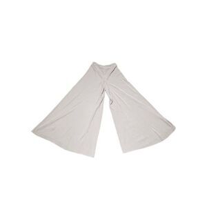 Palazzo Pants Tan Crepe Super Flared Leg Size Small
